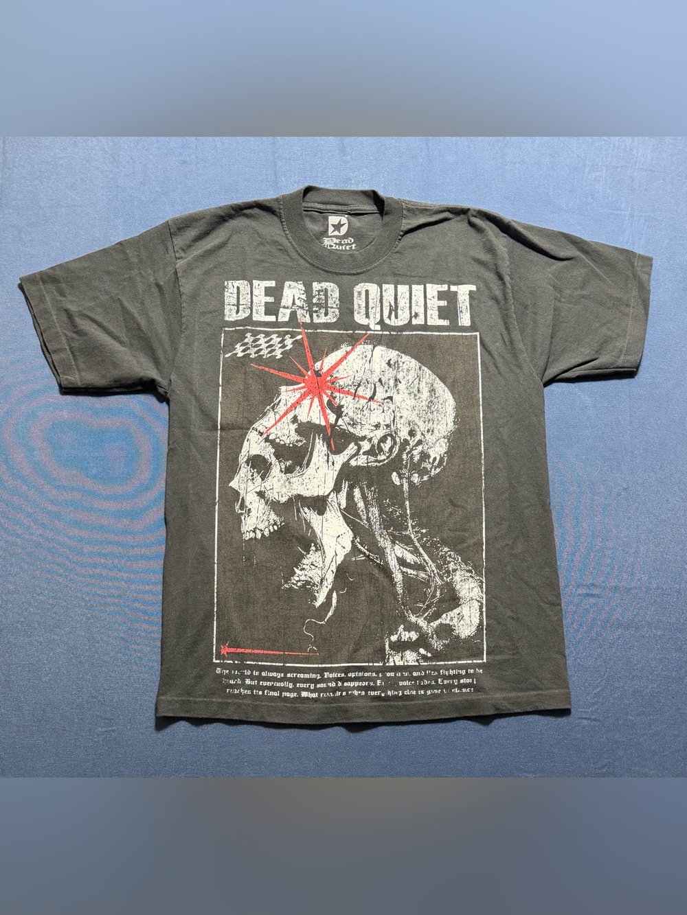 100% Cotton Size L NWOT Dead Quiet Vancouver Metal Band Graphic T-Shirt